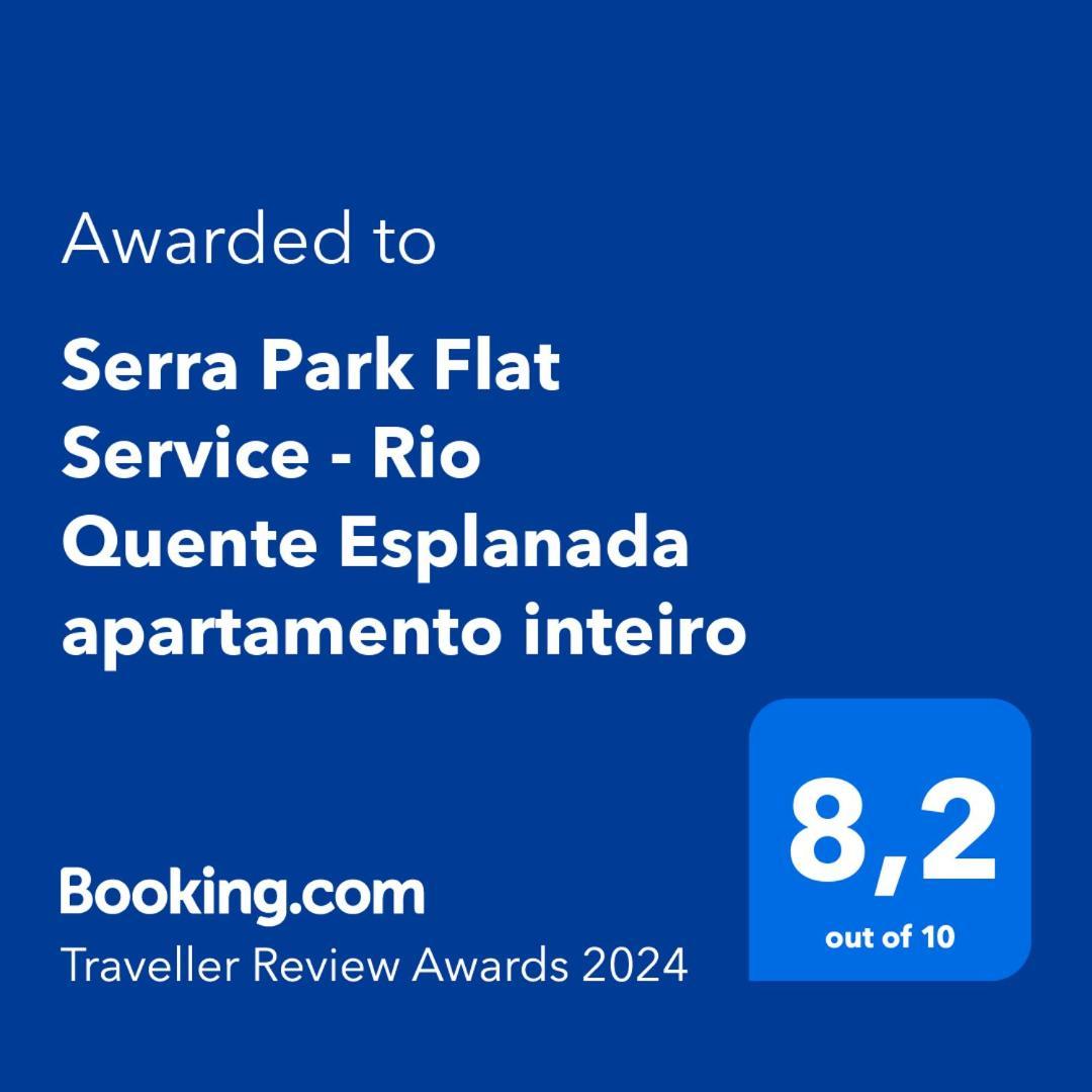 Serra Park Flat Service - Rio Quente Esplanada Apartamento Inteiro Roupas De Cama A Parte Kültér fotó